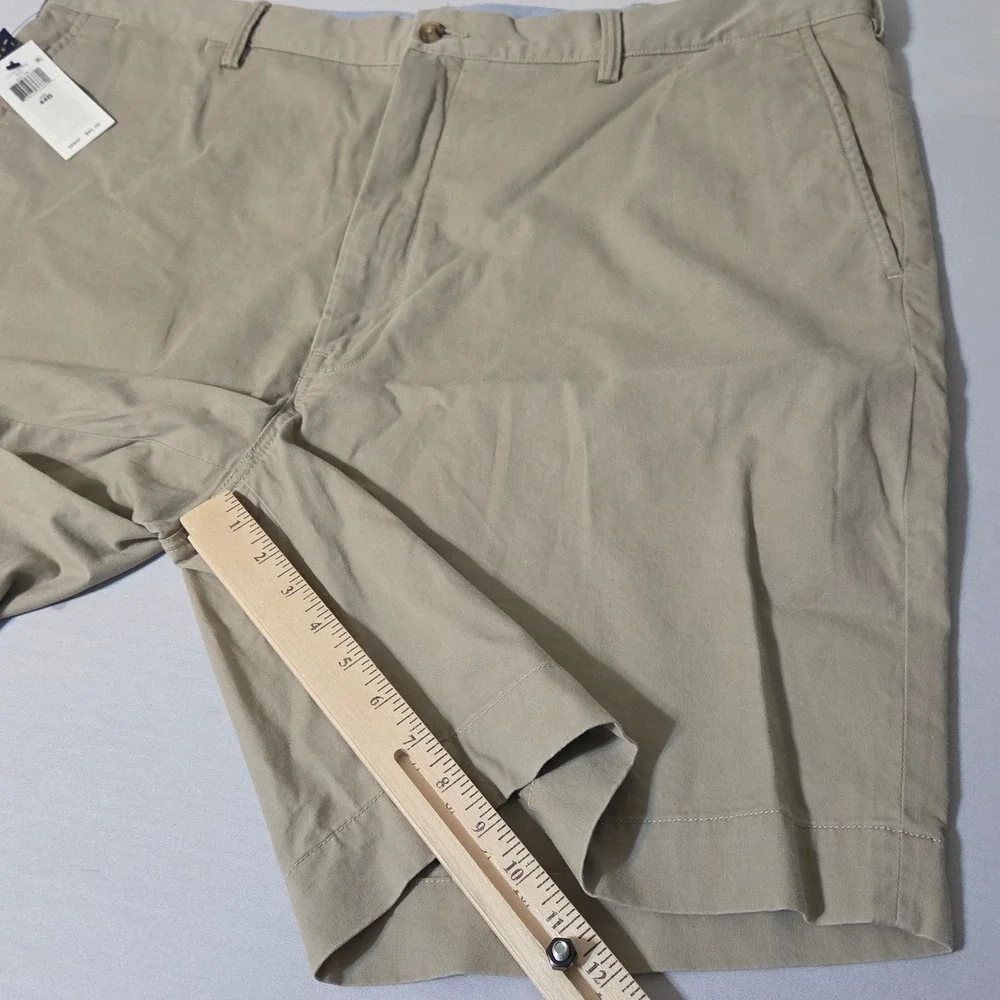 Polo Ralph Lauren Shorts Men 44 Tan Stretch Classic Fit 9 Inch Khaki Chino NWT
